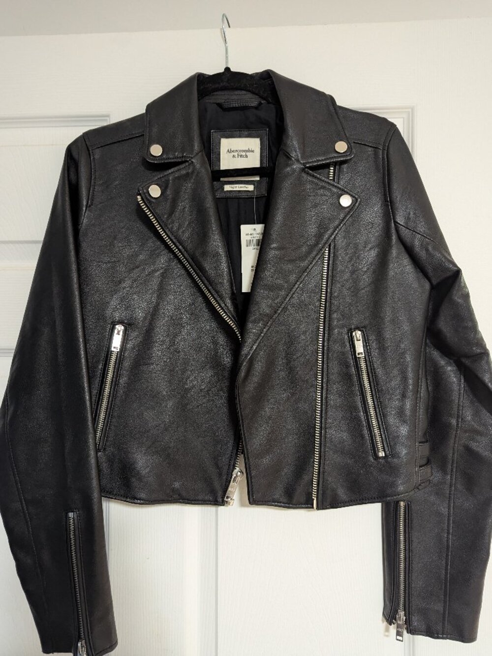 Abercrombie and Fitch vegan leather jacket